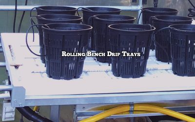 Rolling Bench Drip Trays